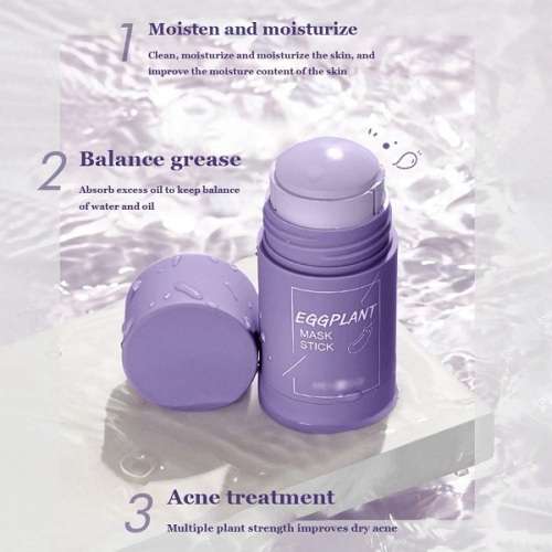 Fantastic Eggplant  Acne , Grease and Pore Cleaning Face Stick Mask
