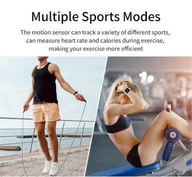 Y68 BLUETOOTH FITNESS , VITALS and HEALTH TRACKER SMART WATCH