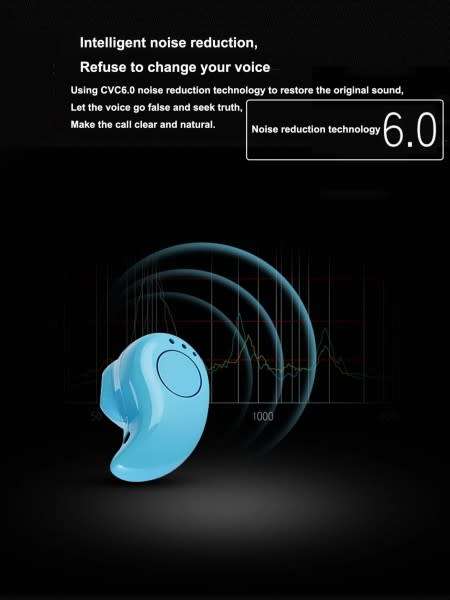Invisible Mini Wireless Noise Cancelling Bluetooth V4.0 Fitperfect Earphone / Earbud