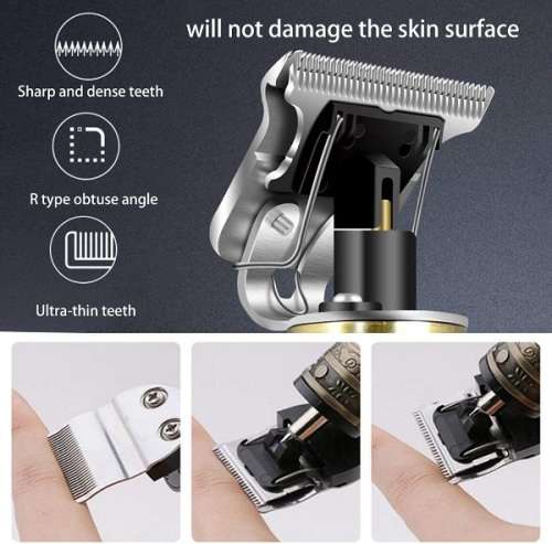 Stunning Retro Professional and Powerful  Rechargeable  T-Blade Hairtrimmer and Styling Tool