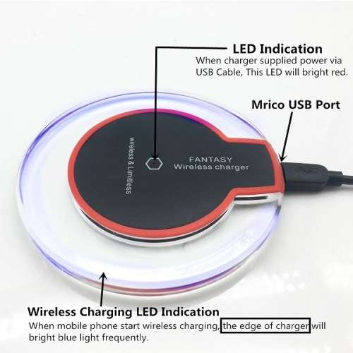 FANTASY  Qi  Wireless Charging Pad  for  Smartphone and Tablet