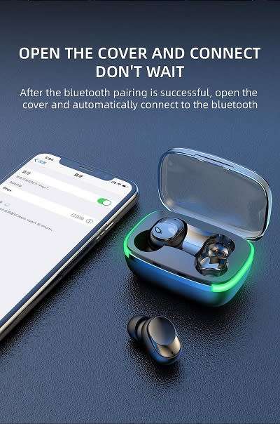 Brilliant  NT Y60 Wireless Fast Charging and Waterproof Bluetooth Earbuds