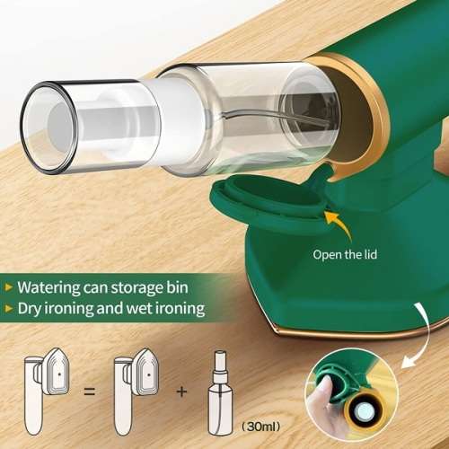 Portable and Practical Mini Electric Steamer Iron for Travel and Home Use