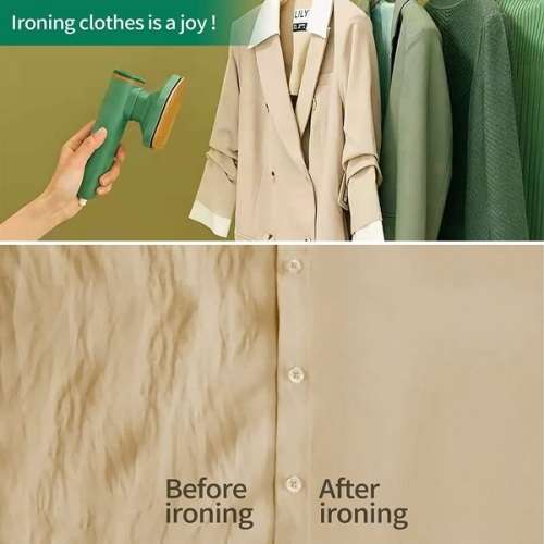 Portable and Practical Mini Electric Steamer Iron for Travel and Home Use