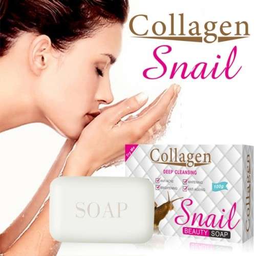 Pure Collagen Deep Cleansing and Long Lasting Skin Care Beauty Soap