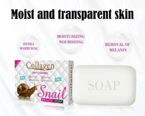 Pure Collagen Deep Cleansing and Long Lasting Skin Care Beauty Soap