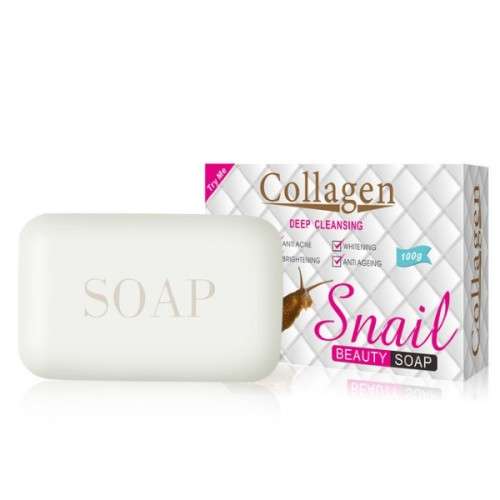 Pure Collagen Deep Cleansing and Long Lasting Skin Care Beauty Soap