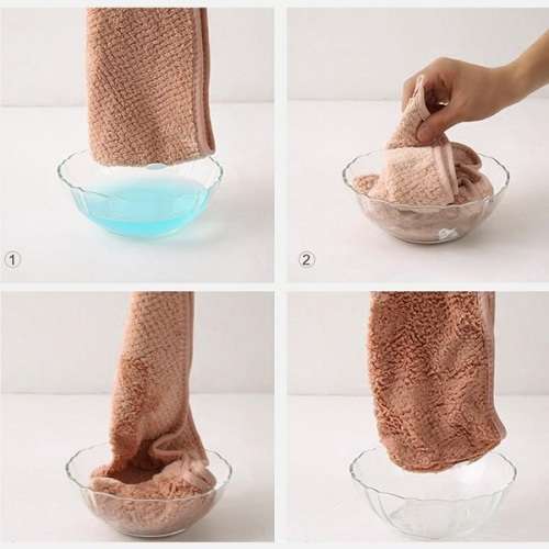 Super Soft and High Quality Microfiber Fast Drying Hair Towel Turban Wrap