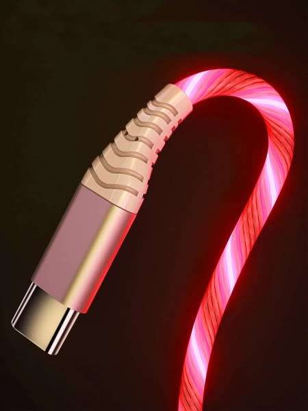 Amazing 1M Luminous ( High Charge Glow in the Dark ) Type-C Data and Streaming Fast Charger Cable
