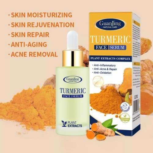 GJ  Natural Extract Turmeric Rejuvenation & Anti - Ageing Face Serum