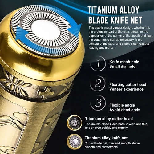 Stunning Vintage Professional and Powerful Rechargeable Bullet Shaver