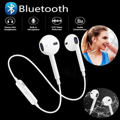 Amazing  S6 Super Series Wireless Bluetooth Sport & Leisure Waterproof Headphones