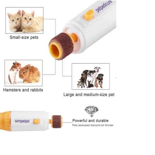 Portable & Painless Electric Pet Nail File / Grinder