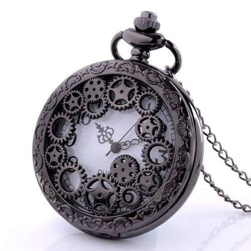 Stunning Vintage Steampunk Designer Case Mechanical Pocket Watch