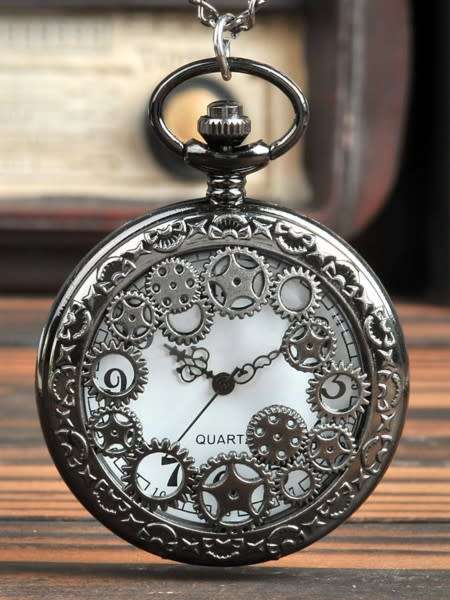 Stunning Vintage Steampunk Designer Case Mechanical Pocket Watch