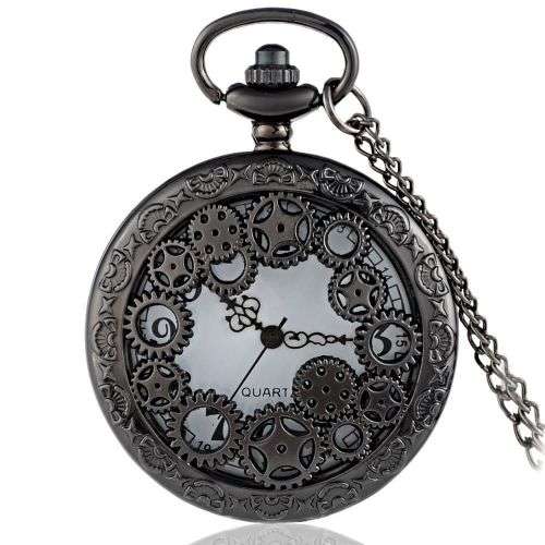 Stunning Vintage Steampunk Designer Case Mechanical Pocket Watch