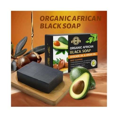 African Organic Skin Detox & Skin Repair Soap with Argan Oil & Avocado