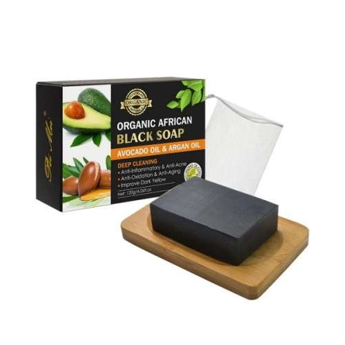 African Organic Skin Detox & Skin Repair Soap with Argan Oil & Avocado