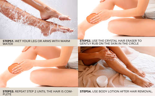 Painless & Fast Magic Crystal Hair Removal Tool