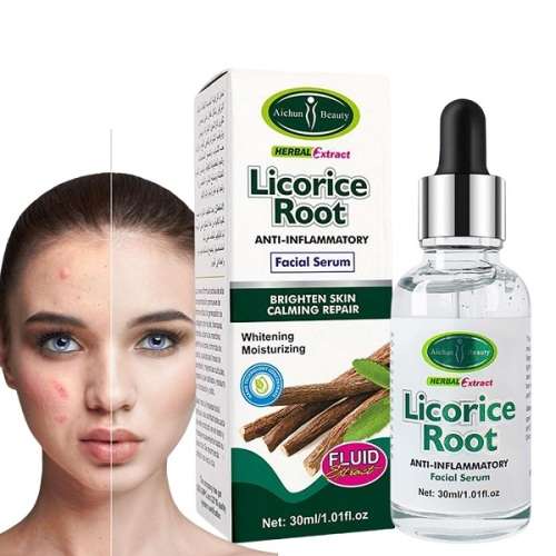 HERBAL EXTRACT Licorice Root  Anti - Inflammatory  Skin Repair Facial Serum