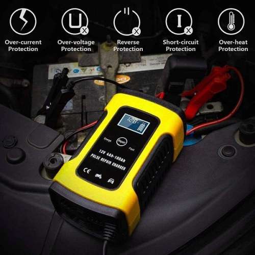 12V Intelli Pulse Repair Multi Battery Charger for Car , Motorbike , Inverter , Gate Batteries , etc