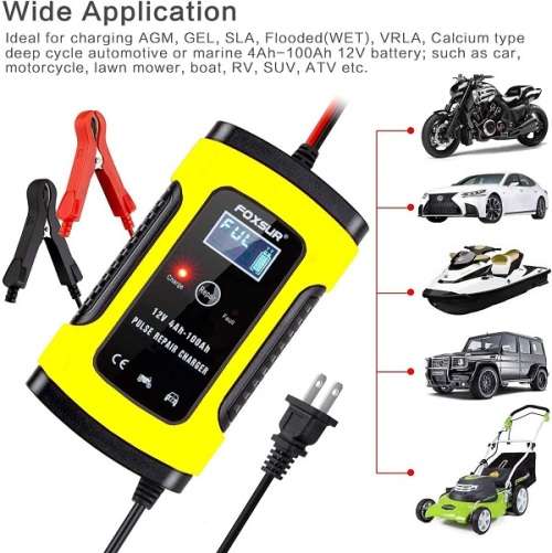 12V Intelli Pulse Repair Multi Battery Charger for Car , Motorbike , Inverter , Gate Batteries , etc