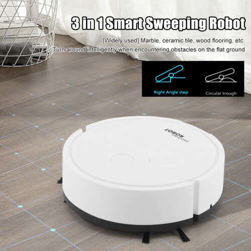 XMJ  Rechargable &  Efficient 3 in 1 Multifunction Smart Robot Vacuum Cleaner