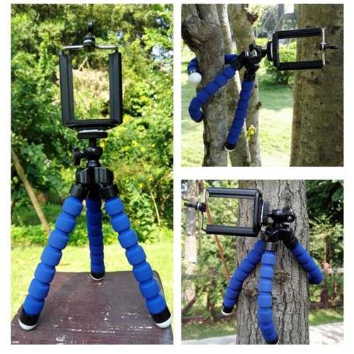 Flexible & Versatile Vlogging , Desktop or Outdoors Octopus Tripod with Bracket