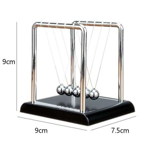 Fascinating Newton`s Cradle Stress Relieving Kinetic Energy Balance Balls