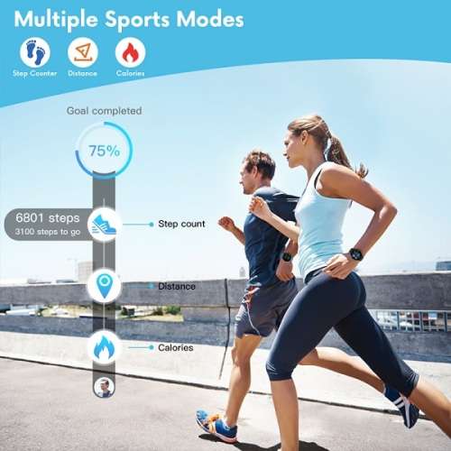 Brilliant D18 Full Touch Screen Fitness Smart Watch