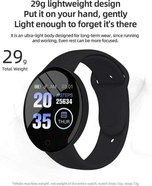 Brilliant D18 Full Touch Screen Fitness Smart Watch