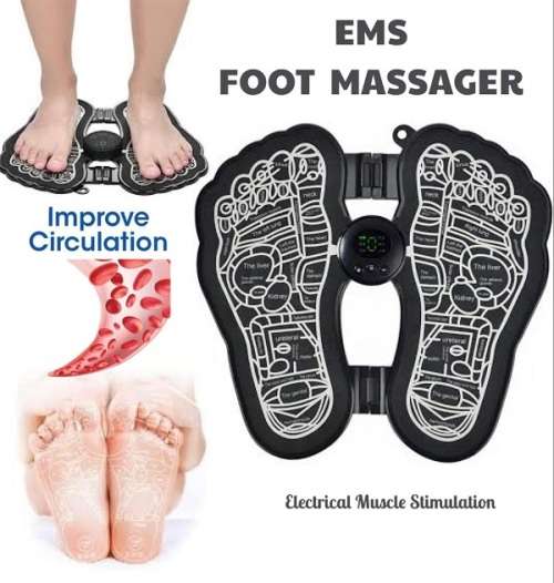 EMS Acupoint Pain Relief Foot Massager & Electrical Muscle Stimulator
