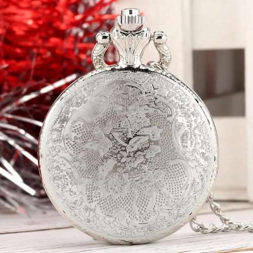 Super Cool Royal Flush Poker Stars Quartz Pocket Watch