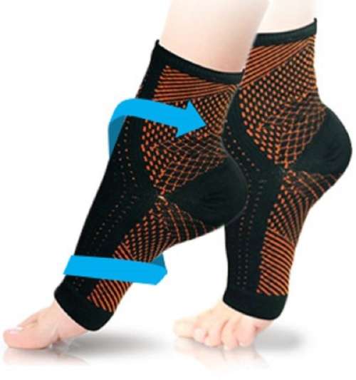 Total Vision Highly Effective Copper Anti-Fatigue & Chronic Pain Relief Foot Sleeves