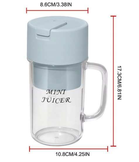 Amazing Electric Rechargable & Portable Summertime Juice Blender Crusher