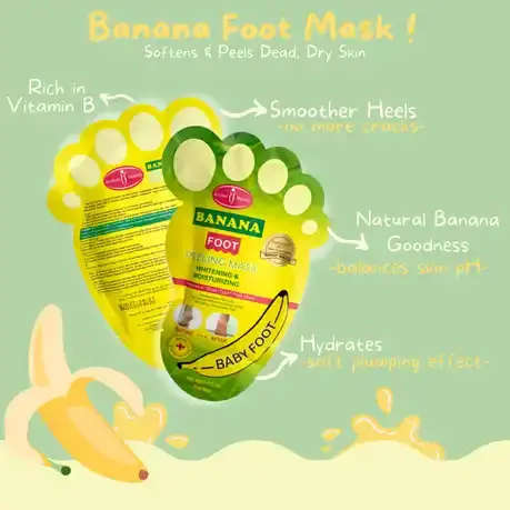 AC  INCREDIBLE BANANA FOOT PEELING & SKIN REPAIR MASK