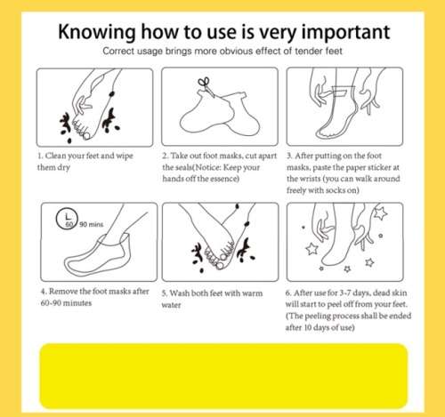 AC  INCREDIBLE BANANA FOOT PEELING & SKIN REPAIR MASK