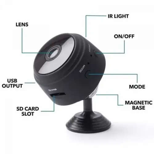 Incredible A9 Magnetic Mini High Security WiFi Wireless Camera
