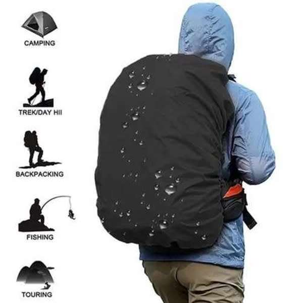 35L COLLAPSIBLE RAINPROOF / DUSTPROOF CAMPING OR HIKING BACKPACK COVER