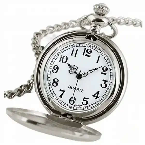 Stunning Orient Express  Vintage Steam Train Antique Design Look Quartz Pocket Watch