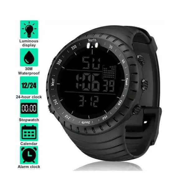 Mens Rugged  Military Style SKMI  Adventure / Outdoors Sport Watch