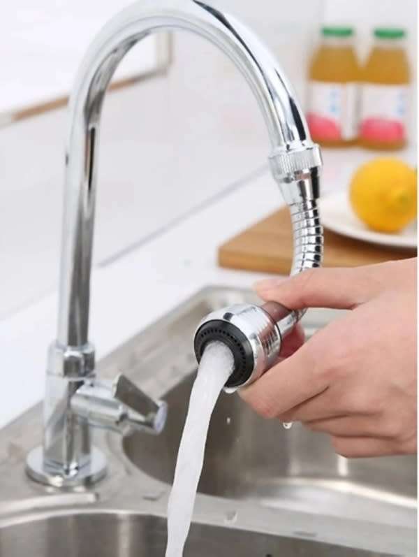 Sleek and Powerful Convenient Flexible Kitchen Faucet Adapter
