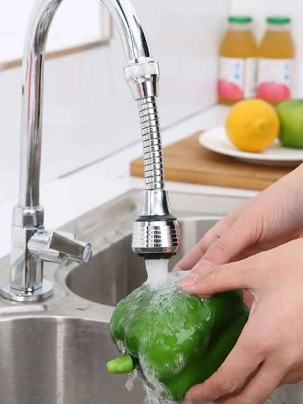 Sleek and Powerful Convenient Flexible Kitchen Faucet Adapter