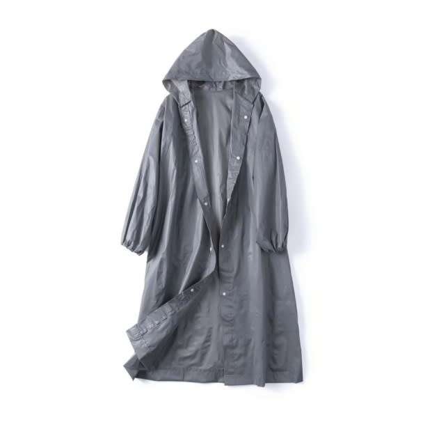 Unisex Adults High Quality EVA Thickened Waterproof & Windproof Hooded Raincoat