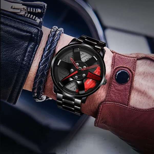Mens Stunning MEIBO Magrim Spinner Design Sports Watch
