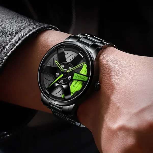 Mens Stunning MEIBO Magrim Spinner Design Sports Watch
