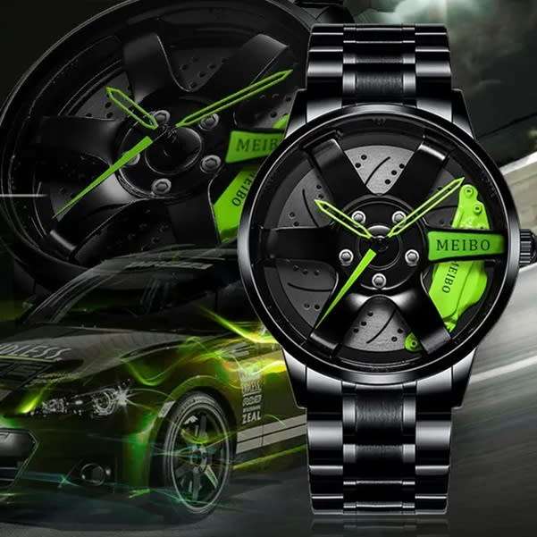Mens Stunning MEIBO Magrim Spinner Design Sports Watch