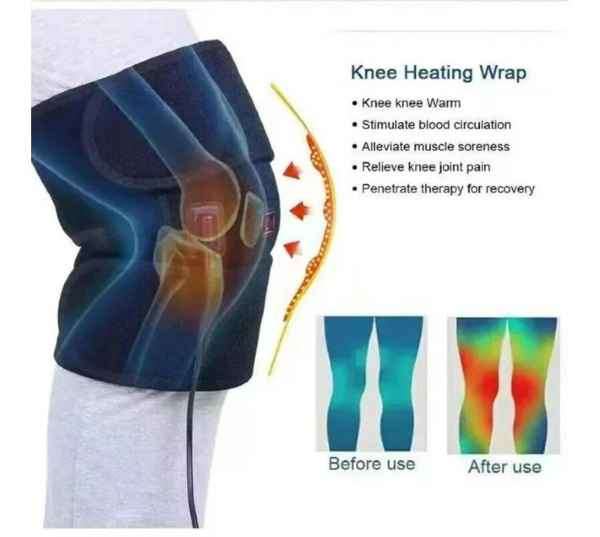 USB Electrical Knee Heating & Severe Pain & Arthritis Pain Relief Pad
