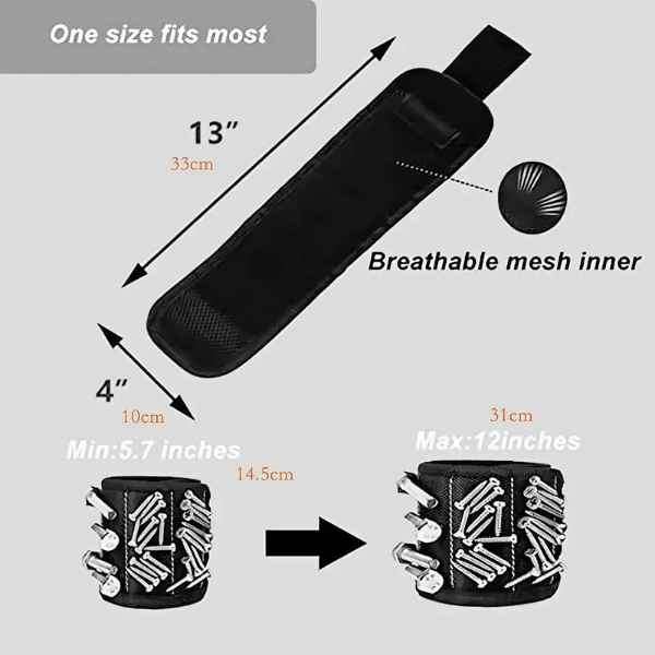 Brilliant & Powerful Magnetic Tool Wristband