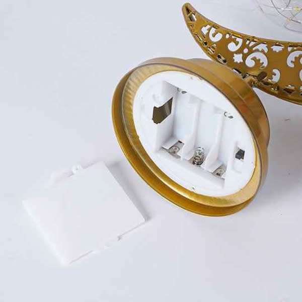 Stunning Fairy Light Moon Shaped Desk or Bedside Lamp